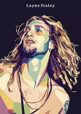 Layne Staley Pop Art Portrait