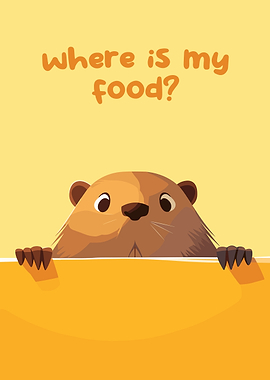 Otter asks: Where is my food?
