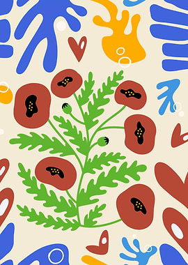 St. Valentines Day, Henri Matisse style