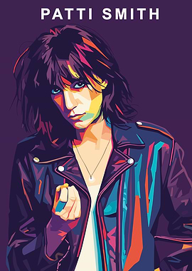 Patti Smith Pop Art Portrait