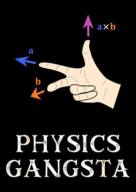 Physics Gangsta Vector Product Hand Rule