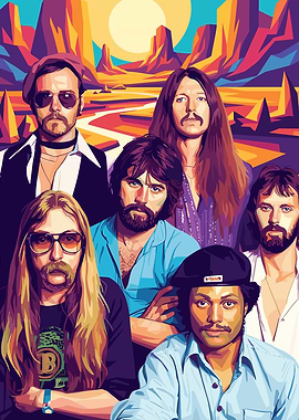 The Doobie Brothers Band Portrait