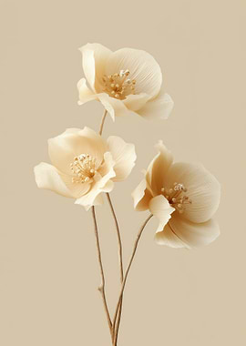 Elegant Cream-Colored Floral Arrangement