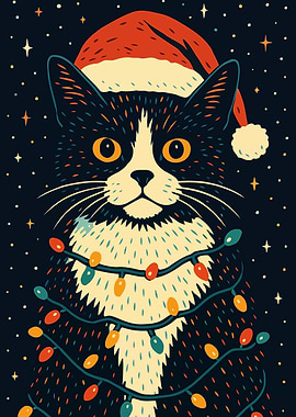 Tuxedo Christmas Lights