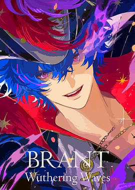 Brant Wuthering Waves Anime Character Portrait