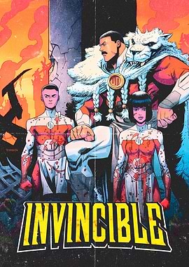 Invincible Comic Book Cover Art