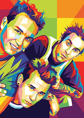 Blink-182 Pop Art Portrait