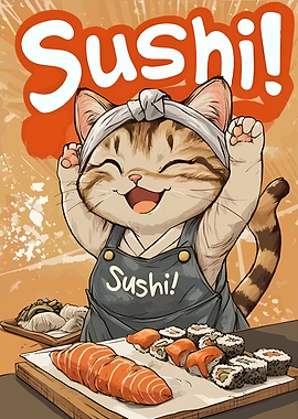 Sushi Cat Chef