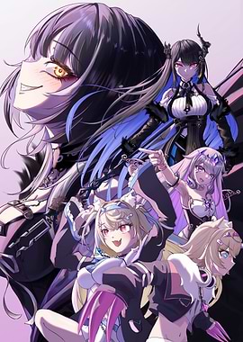 Anime Girls Group Portrait