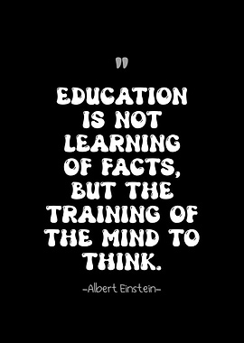 Education Quote by Albert Einstein