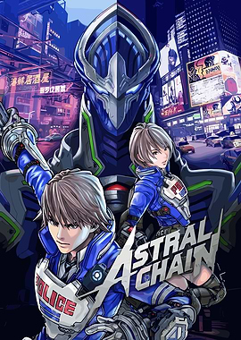 Astral Chain Game Cover Art
