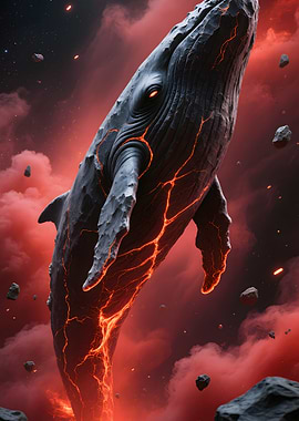 Lava Whale in Space