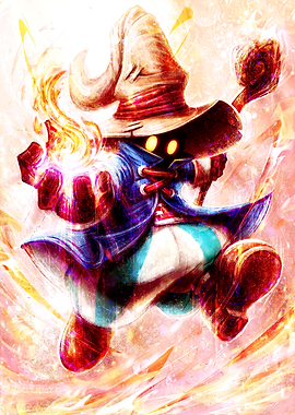 Vivi Ornitier casting a spell