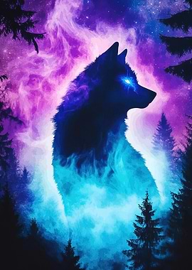 Mystical Wolf Forest