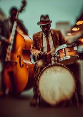 Jazz Musicians Performing Live