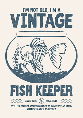 Vintage Fish Keeper Humor