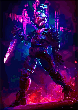 Animatronic Rabbit with Knife