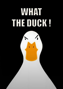 What the Duck! Angry Bird Illustration
