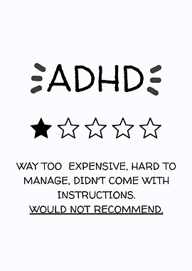 ADHD Review: One Star, Not Recommended