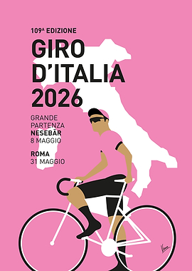 Giro d'Italia 2026 Cycling Poster
