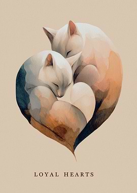 Loyal Hearts: Two Cats in Love