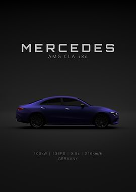 Mercedes- Benz CLA Amg 2020 - Blue - Specs