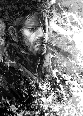 Big Boss Portrait - Metal Gear Solid