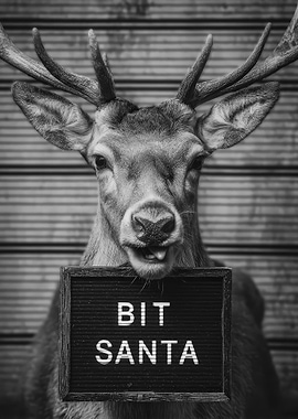 Bit Santa Deer Mugshot