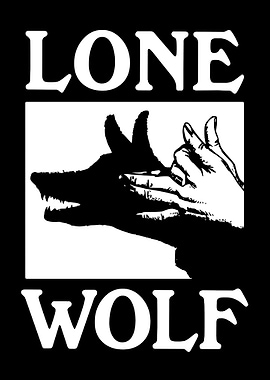 Lone Wolf Shadow Puppet