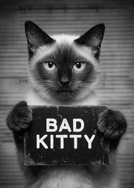 Bad Kitty Mugshot