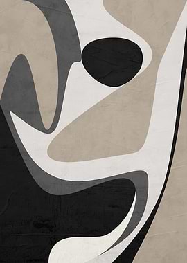Abstract Shapes in Neutral Tones