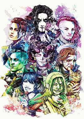 Critical Role: The Mighty Nein Watercolor
