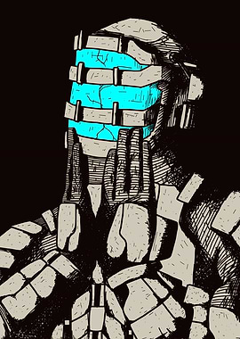 Dead Space Isaac Clarke Illustration