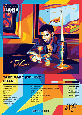 Drake - Take Care (Deluxe) Album Art