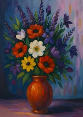 Floral Still Life Painting