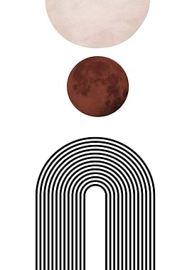 Minimalist Geometric Shapes Art