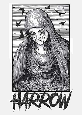 Harrow: Mourning Woman with Birds