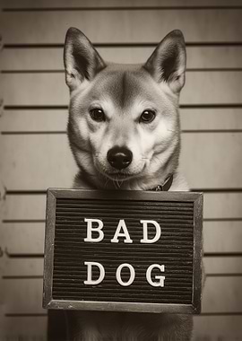 Bad Dog Mugshot