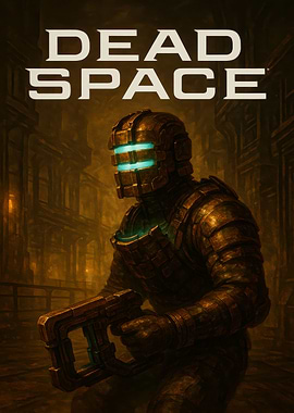 Dead Space character in armor
