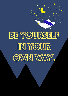 Be Yourself Inspirational Poster