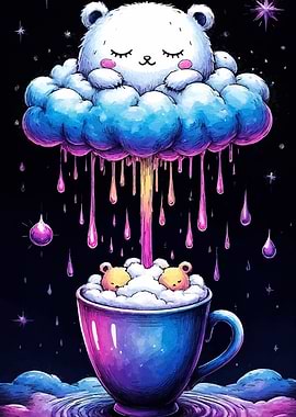 Dreamy Bear Cloud Coffee