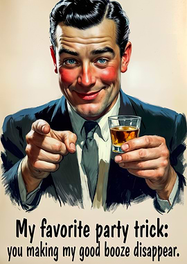Booze Disappearing Party Trick