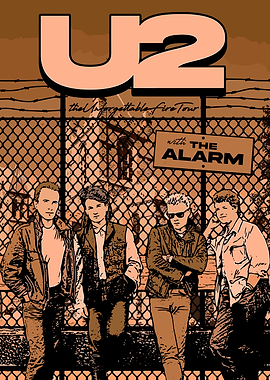 U2 Unforgettable Fire Tour Poster