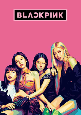Blackpink Pop Art Portrait