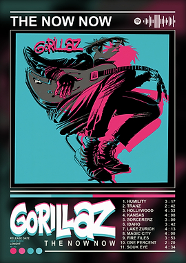 Gorillaz - The Now Now Album Art