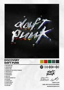 Daft Punk Discovery Album Cover Art