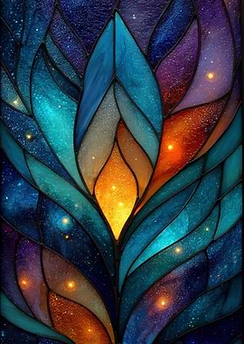 Stained Glass Galaxy