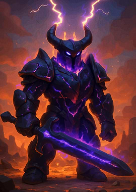 Dark Knight Lightning Sword