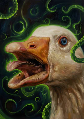 Creepiest Goose, Duck with Tentacles