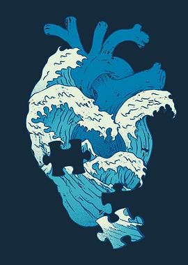 Kanagawa Heart Puzzle